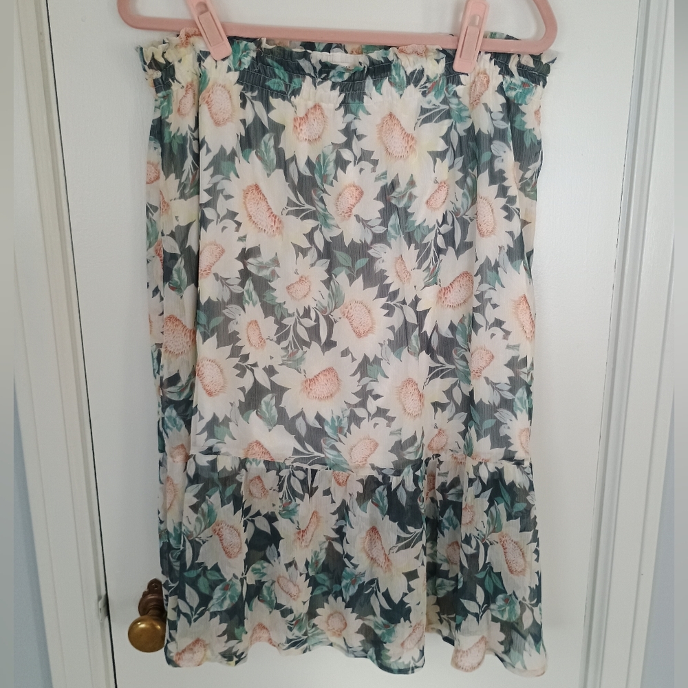 Lauren Conrad Sunflower Skirt, XL